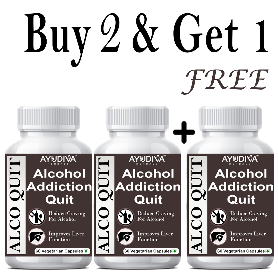 Ayudiva Herbals Alcohol Addiction Quit Capsules