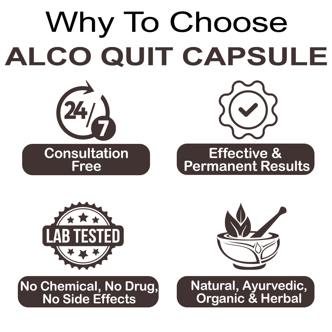 Ayudiva Herbals Alcohol Addiction Quit Capsules