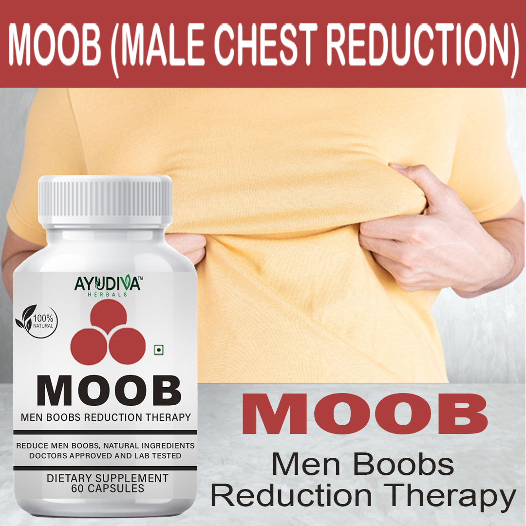 Moob Men Chest Reduction Gynecomastia Capsules