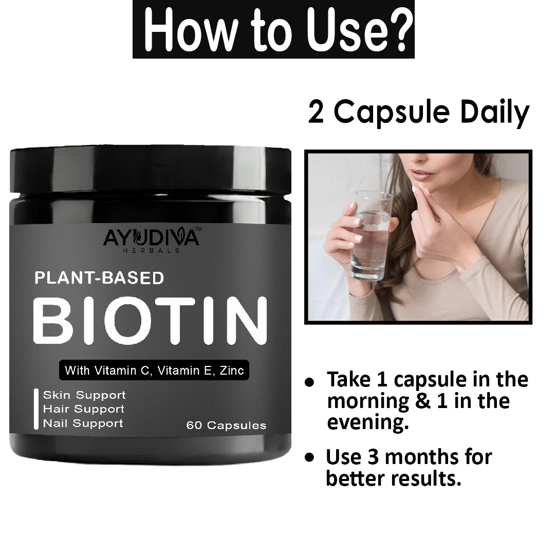 Ayudiva Herbals Biotin Capsules