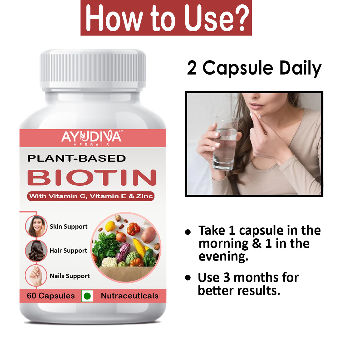 Ayudiva Herbals Biotin Capsules