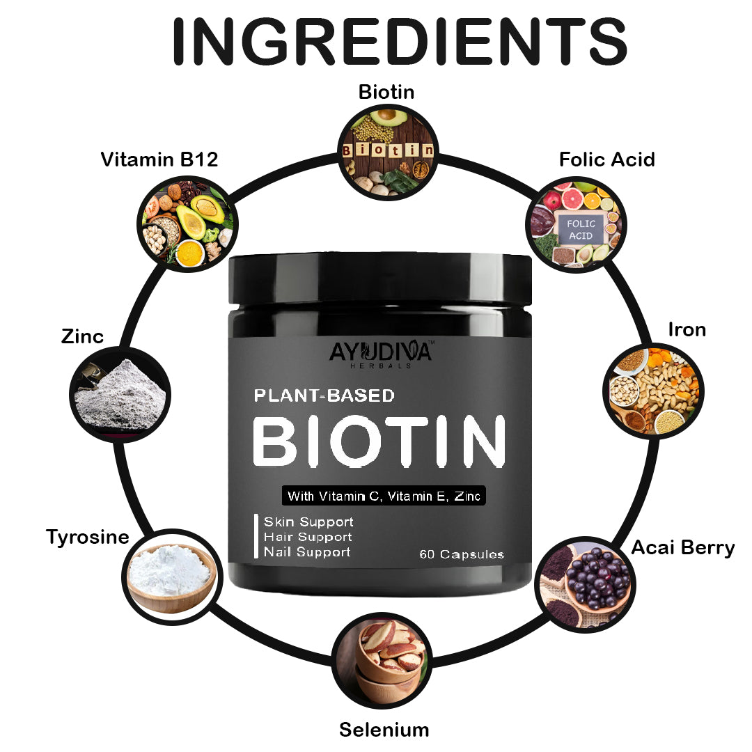 Ayudiva Herbals Biotin Capsules