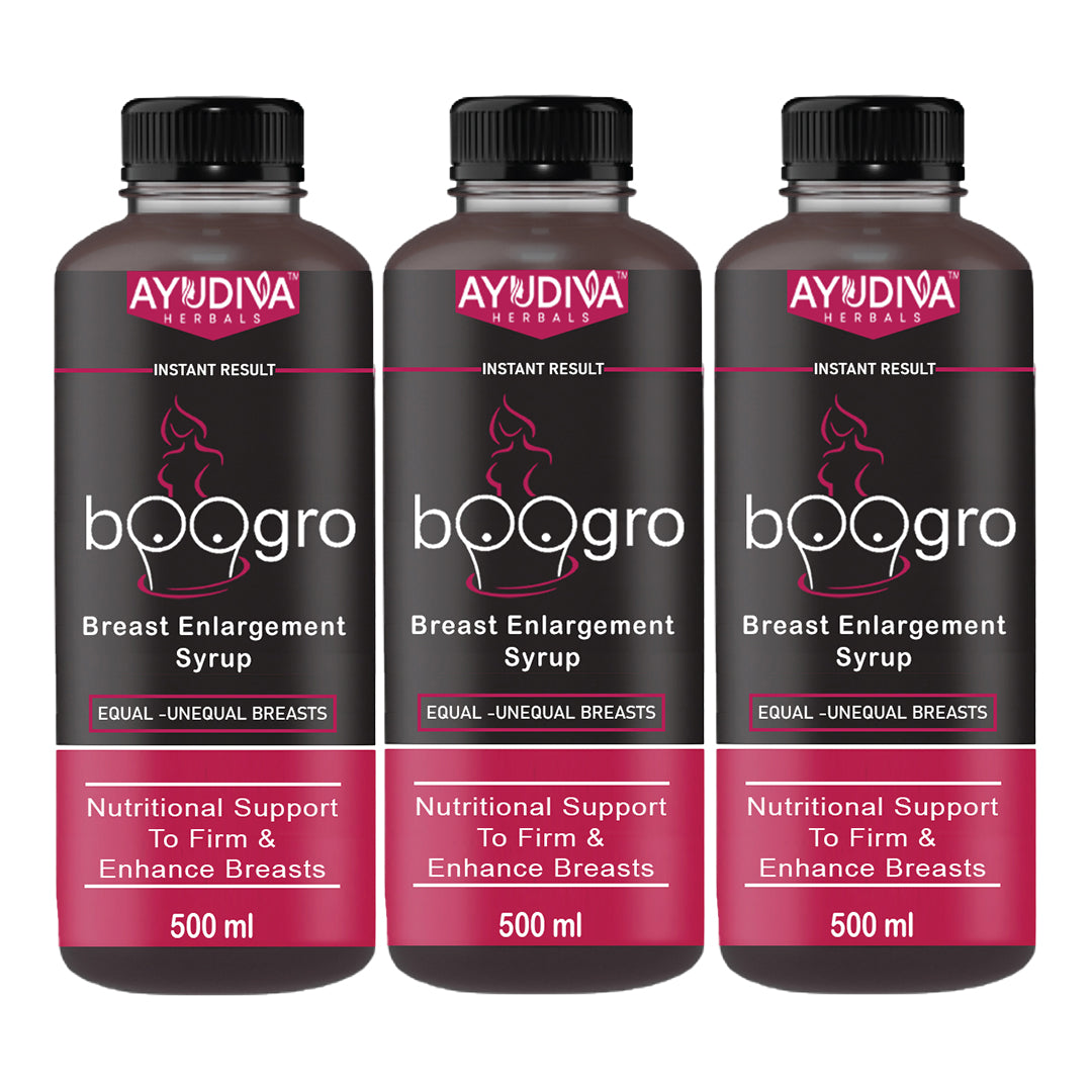 Boogro Breast Enlargement Syrup Buy 2 Get 1 Free