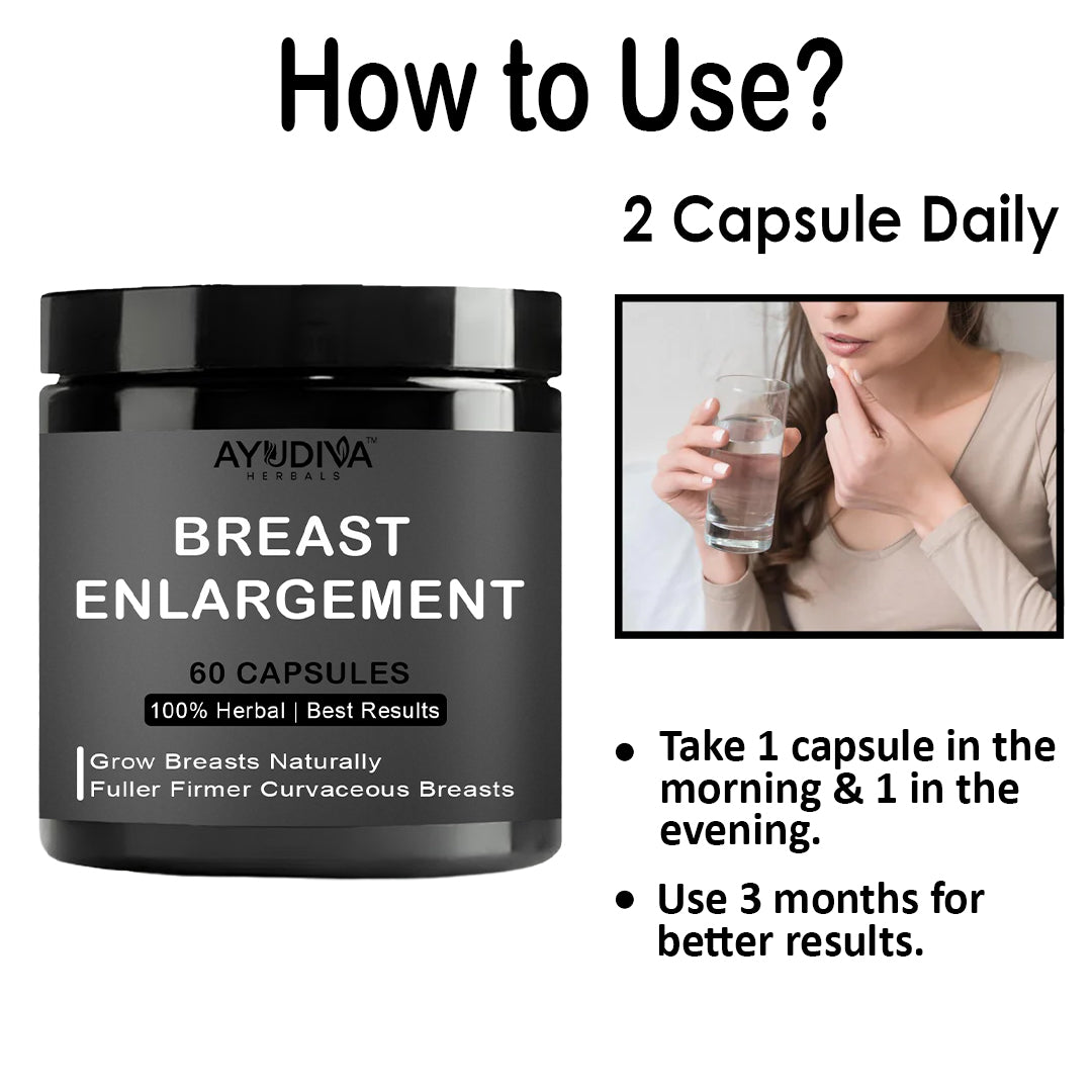 Ayudiva Herbals Breast Enlargement Capsules