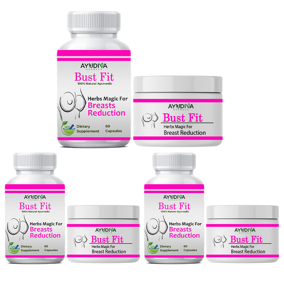 BUST FIT - BREAST REDUCTION CAPSULES+CREAM COMBO