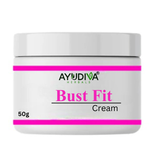Ayudiva Herbals Bust Fit Cream – Daily Skin Nourishing & Firming Body Care Cream (50g)