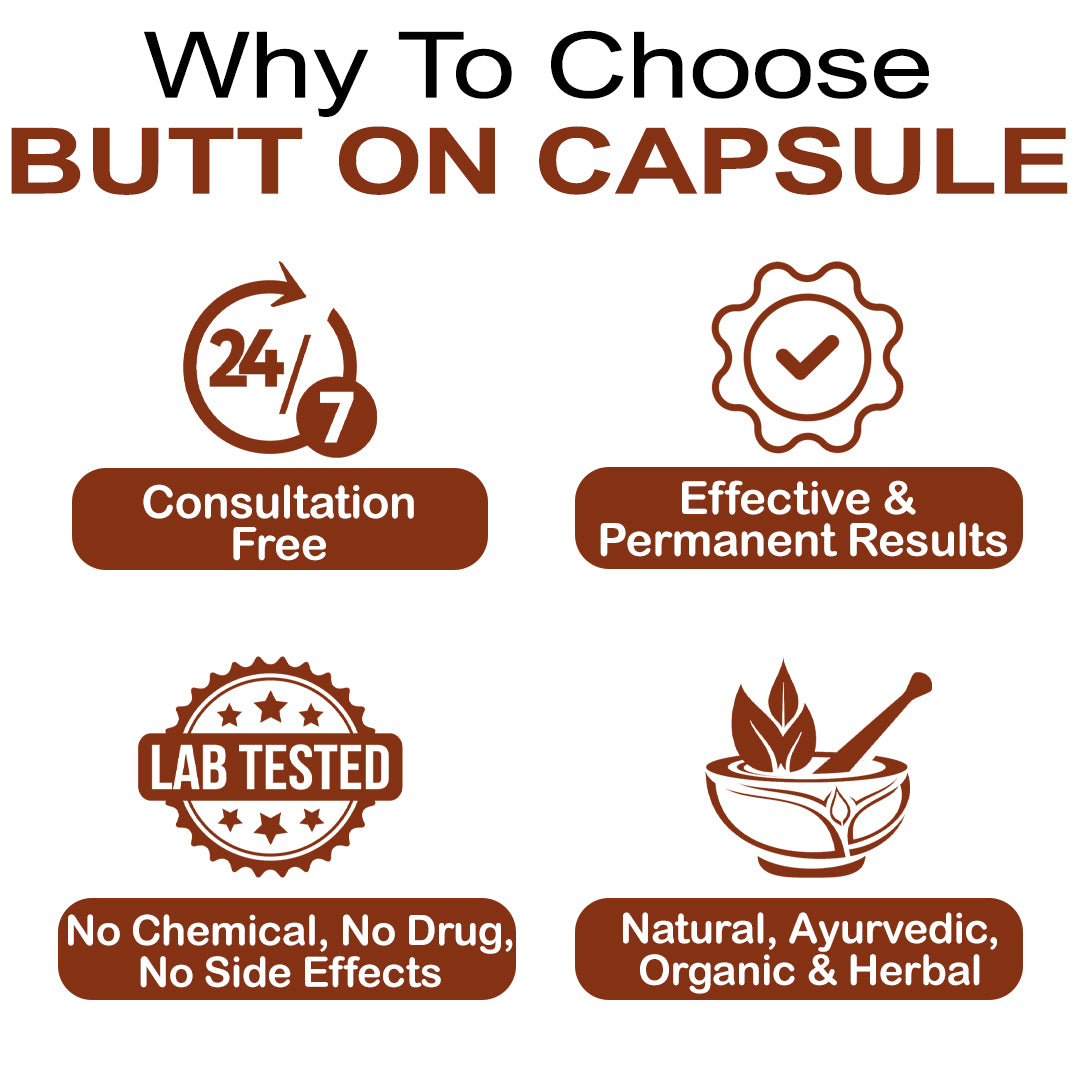 Butt On Buttocks Enlargement Capsules