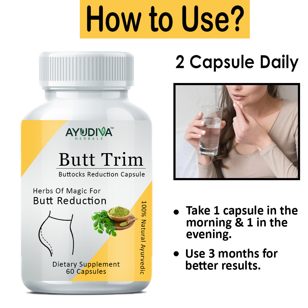 BUTT TRIM BUTTOCKS REDUCTION CAPSULES