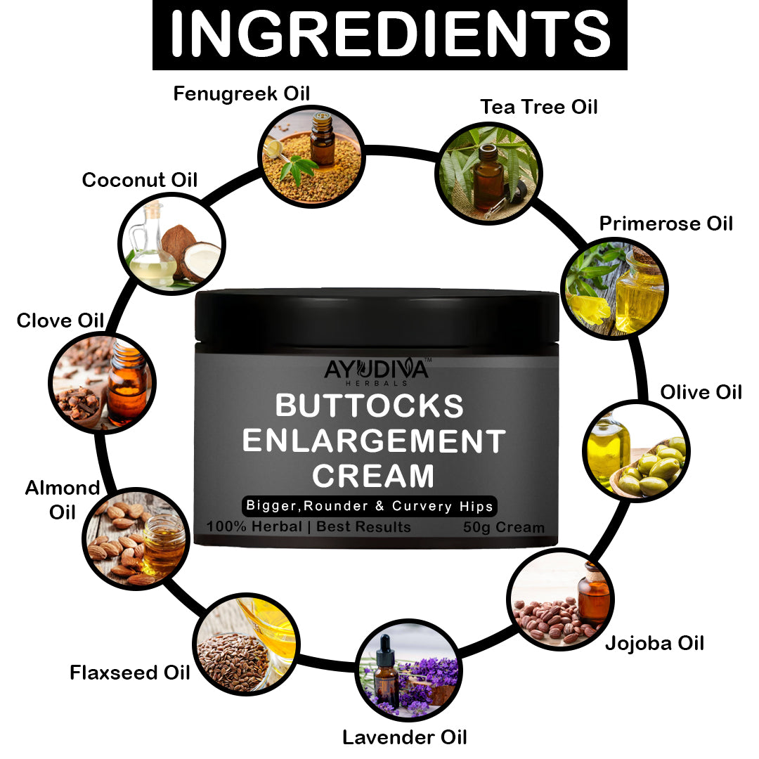 Ayudiva Herbals Buttocks Enlargement Cream