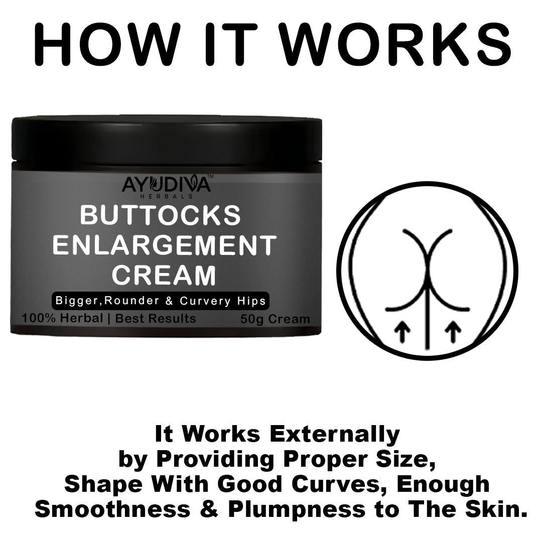 Ayudiva Herbals Buttocks Enlargement Cream