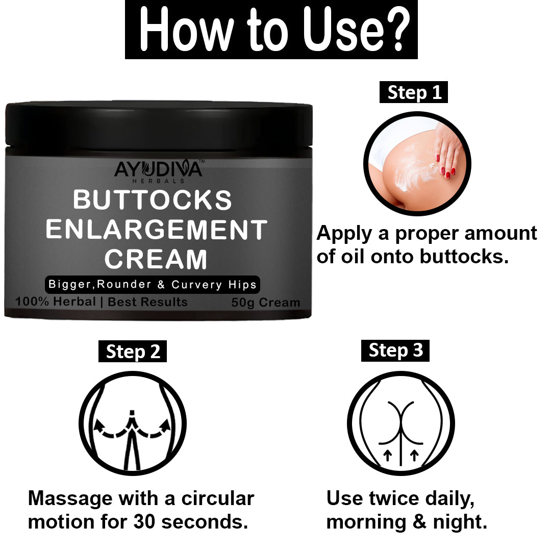 Ayudiva Herbals Buttocks Enlargement Cream