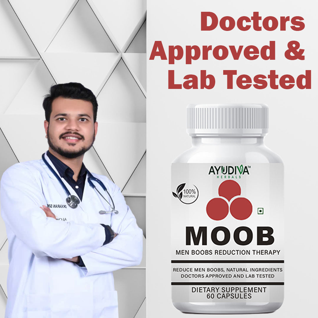 Moob Men Chest Reduction Gynecomastia Capsules