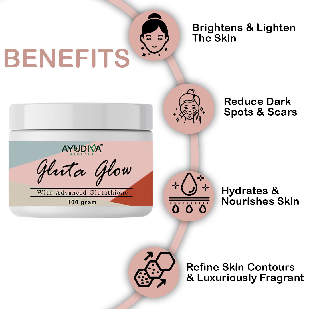 GLUTA GLOW SKIN WHITENING CREAM BUY 2 GET 1 FREE COMBO PACK