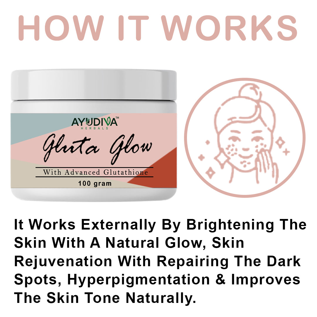 GLUTA GLOW SKIN WHITENING CREAM