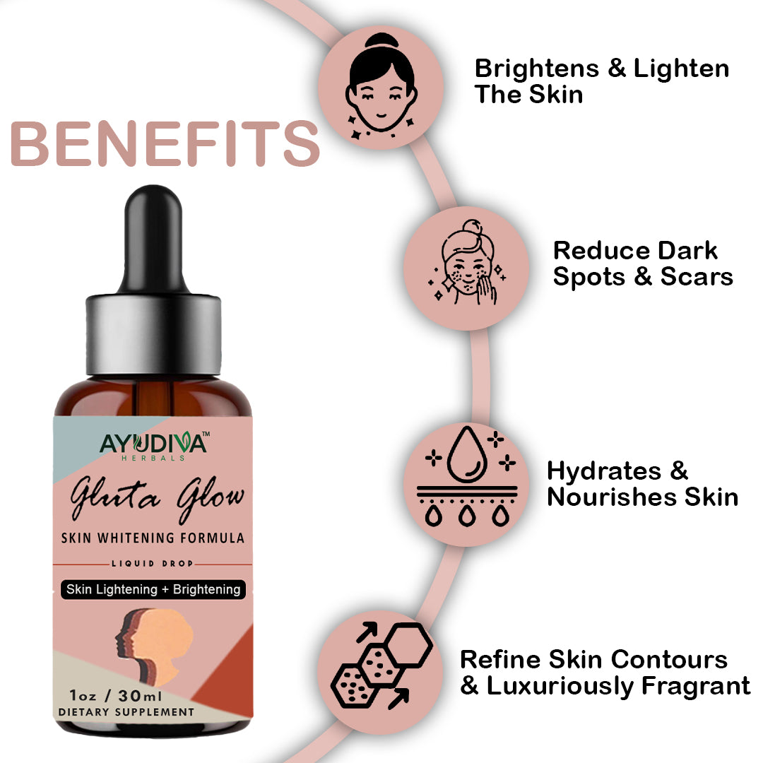 Gluta Glow Skin Whitening Liquid Drops