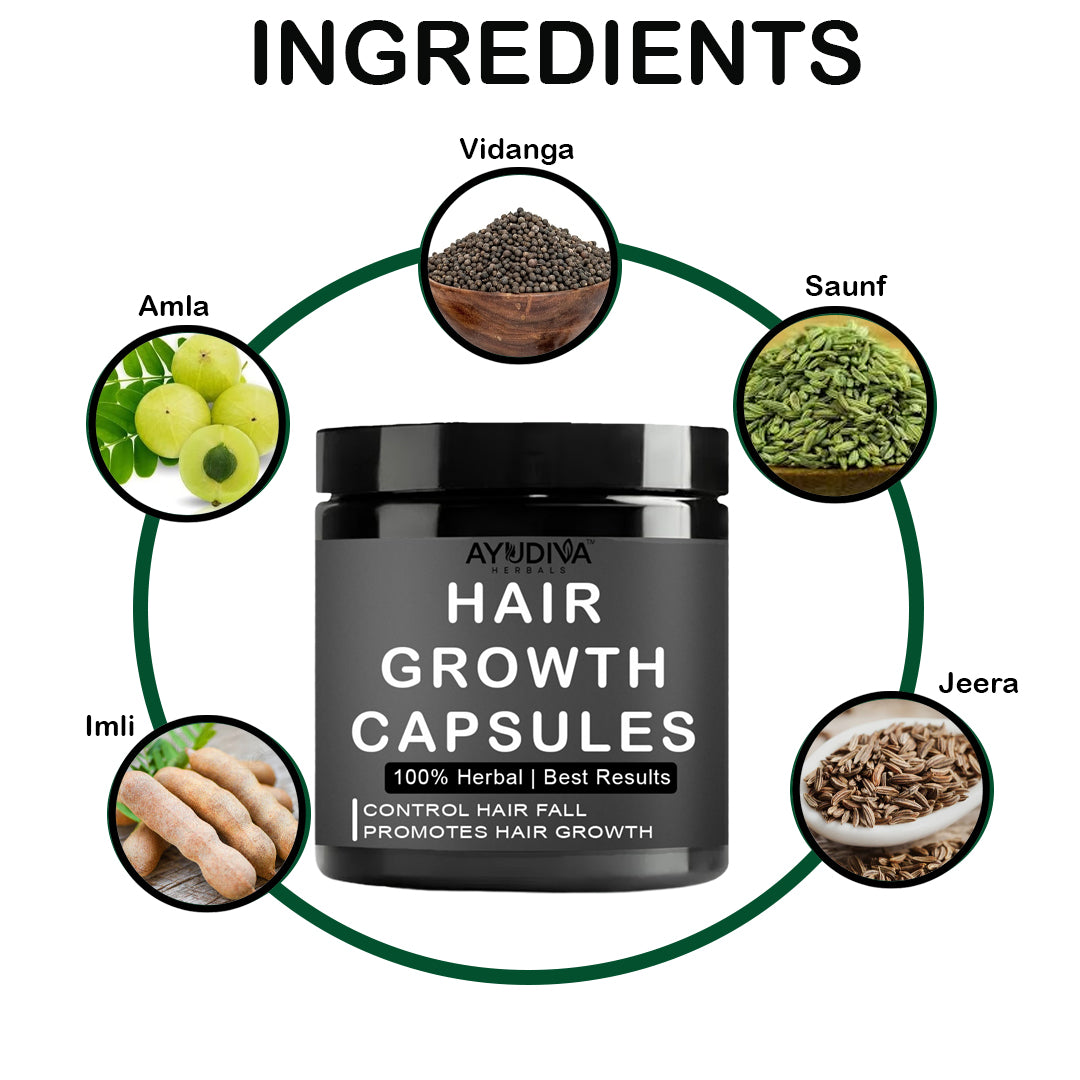 Ayudiva Herbals Hair Growth Capsules