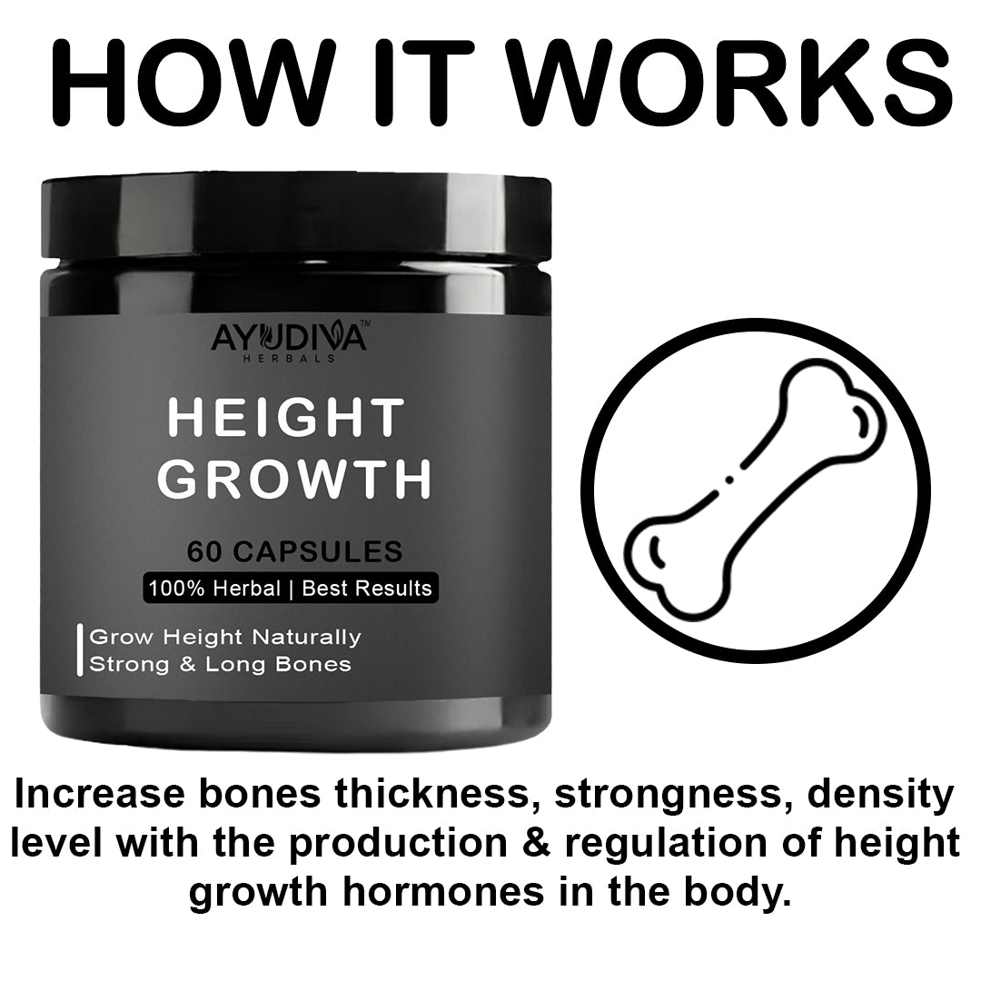 Ayudiva Herbals Height Growth Capsules