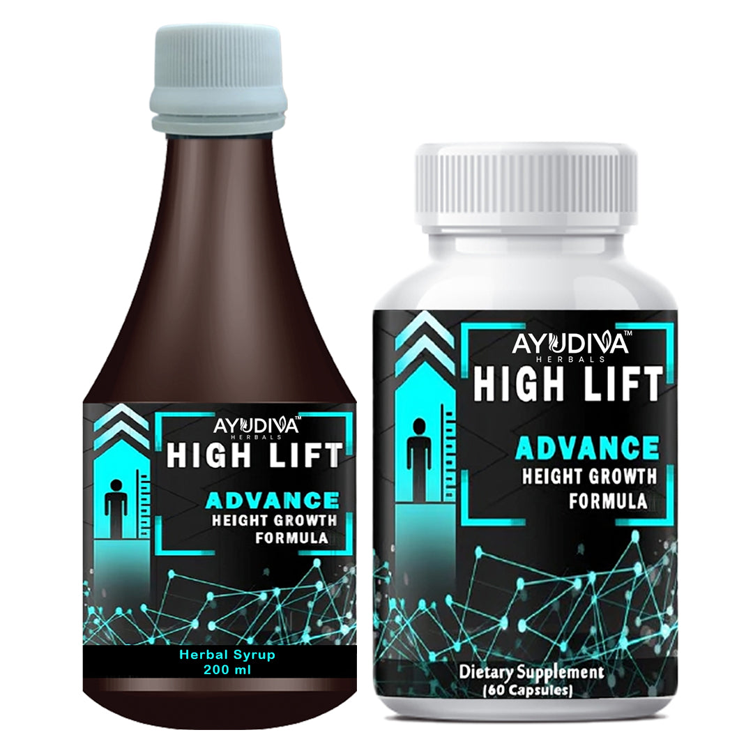 HIGH LIFT HEIGHT GROWTH CAPSULES + SYRUP COMBO