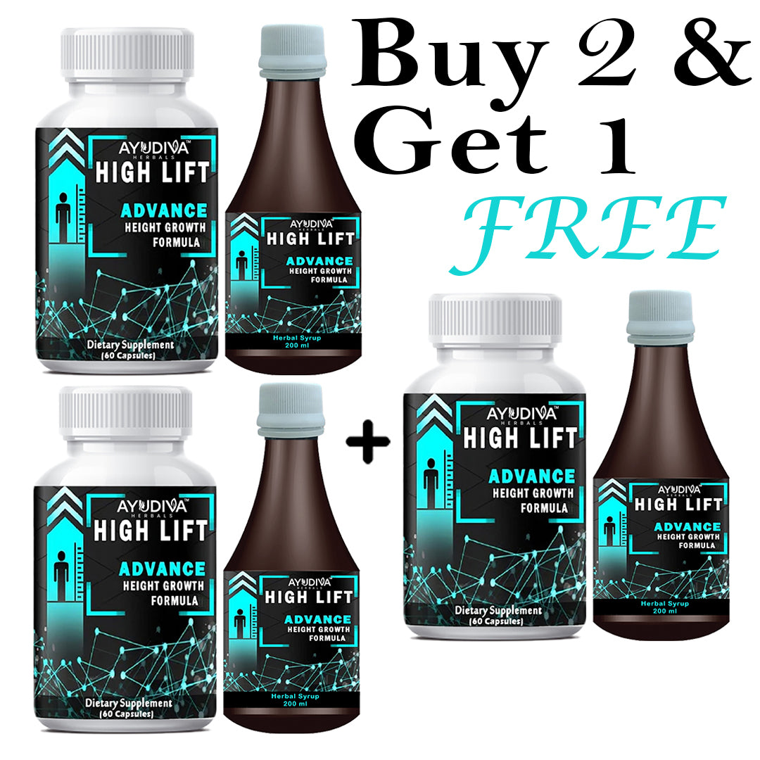 HIGH LIFT HEIGHT GROWTH CAPSULES + SYRUP COMBO