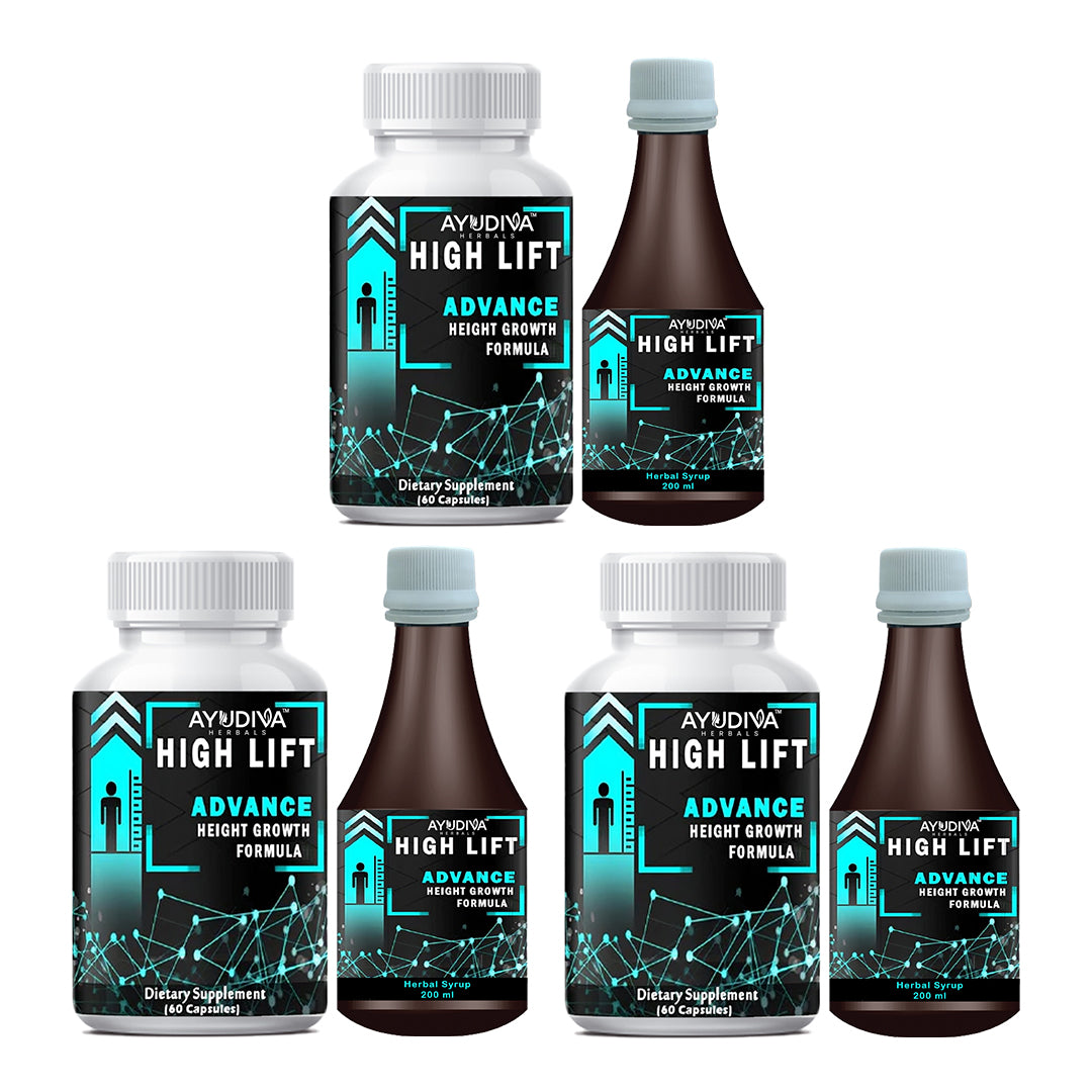 HIGH LIFT HEIGHT GROWTH CAPSULES + SYRUP COMBO