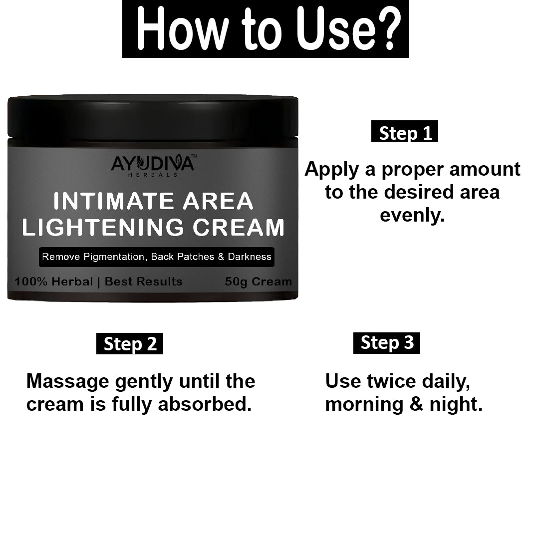 Ayudiva Herbals Intimate Area Lightening Cream