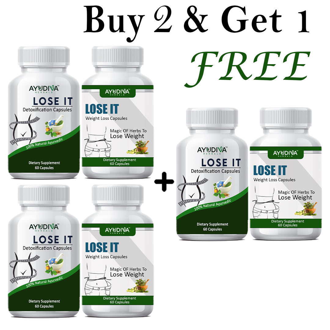 LOSE IT WEIGHT LOSS CAPSULES + DETOXIFICATION COMBO