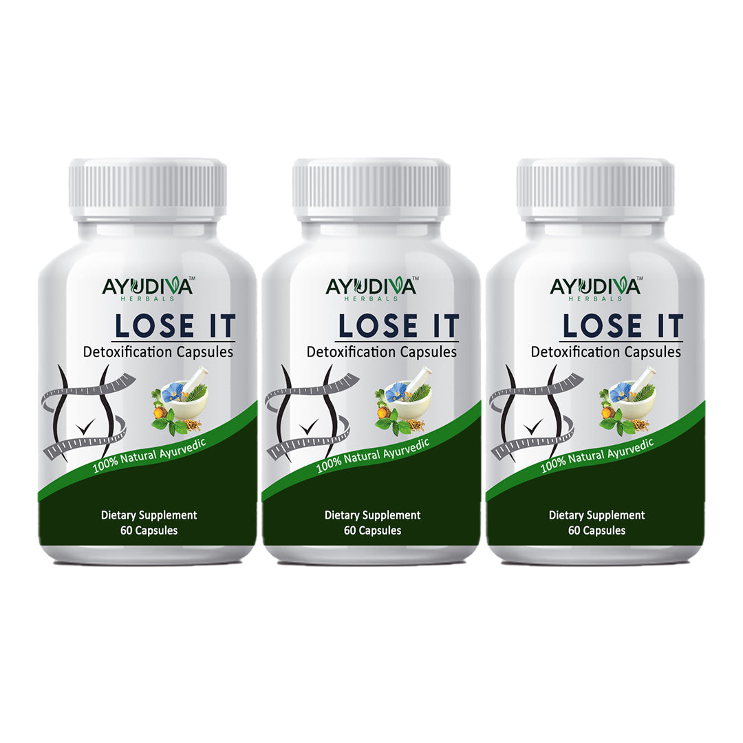 LOSE IT DETOXIFICATION CAPSULES BUY 2 GET 1 FREE COMBO PACK