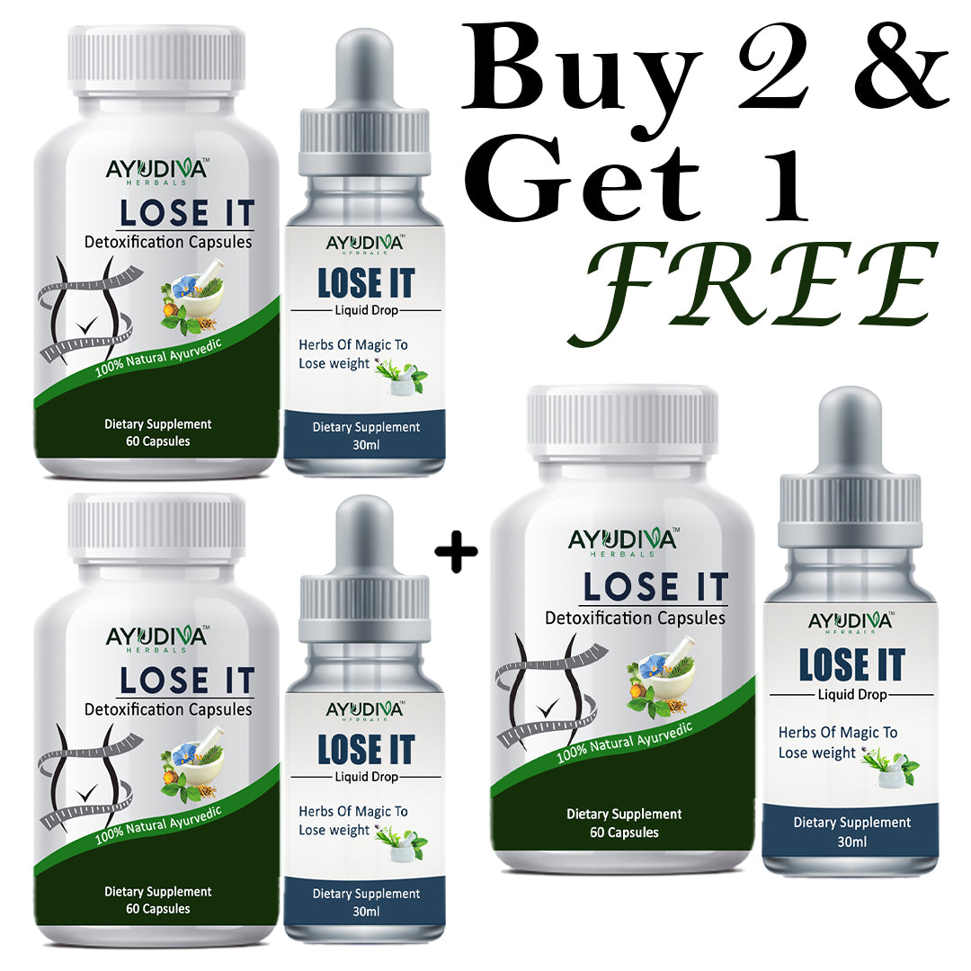 LOSE IT DETOXIFICATION CAPSULES + LIQUID DROPS COMBO