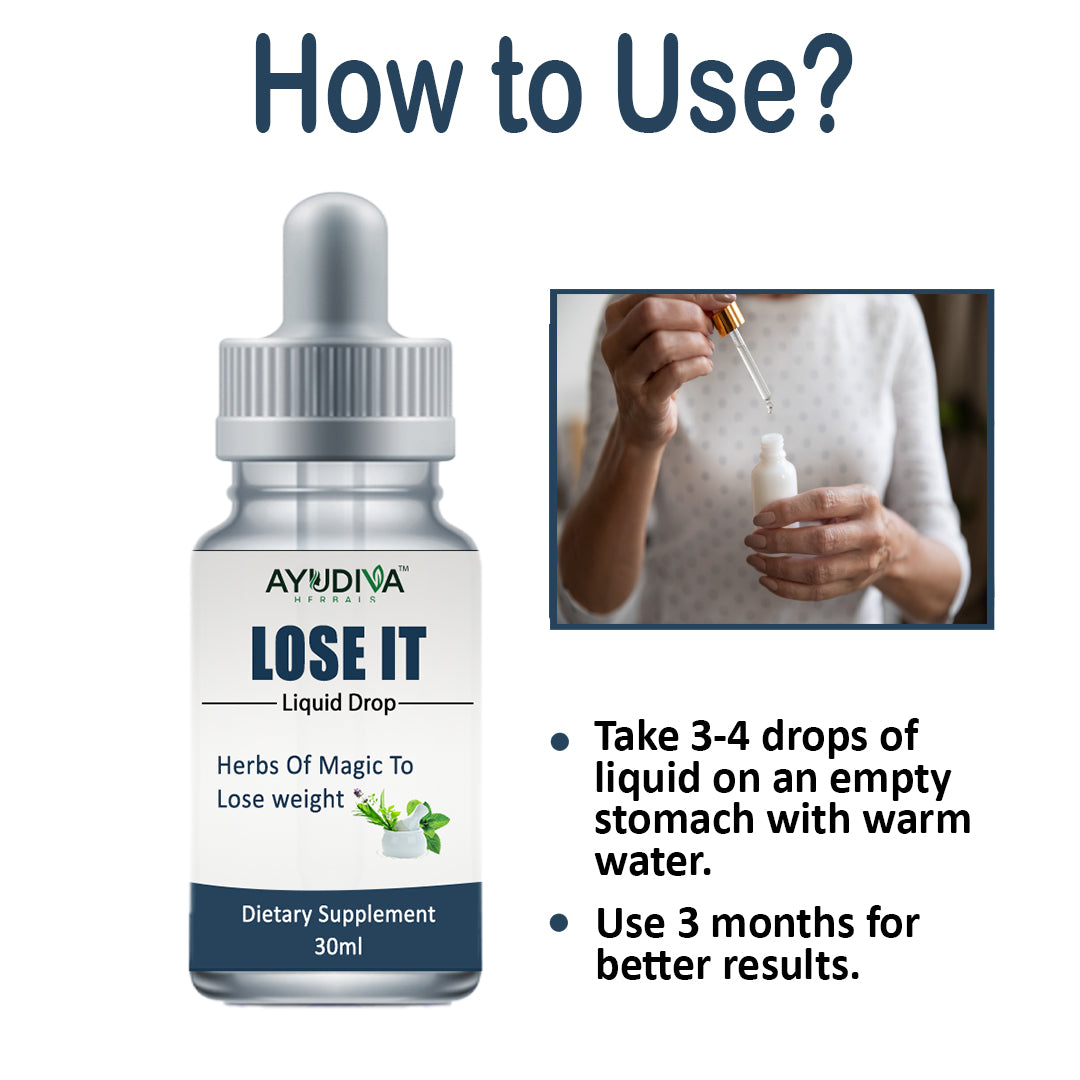 LOSE IT WEIGHT LOSS LIQUID DROPS