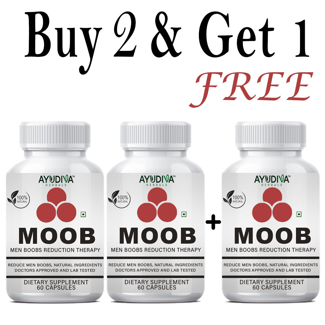 Moob Men Chest Reduction Gynecomastia Capsules