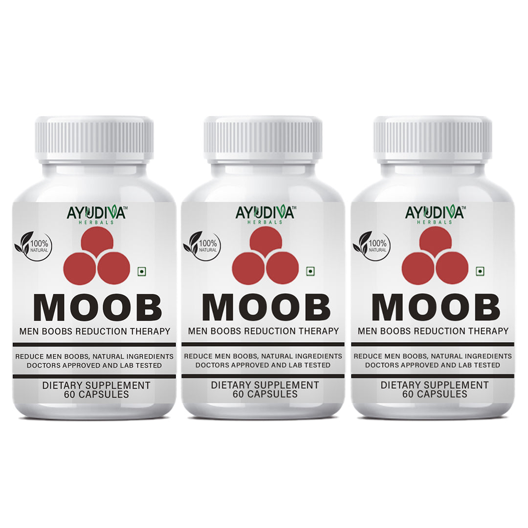 Moob Men Chest Reduction Gynecomastia Capsules