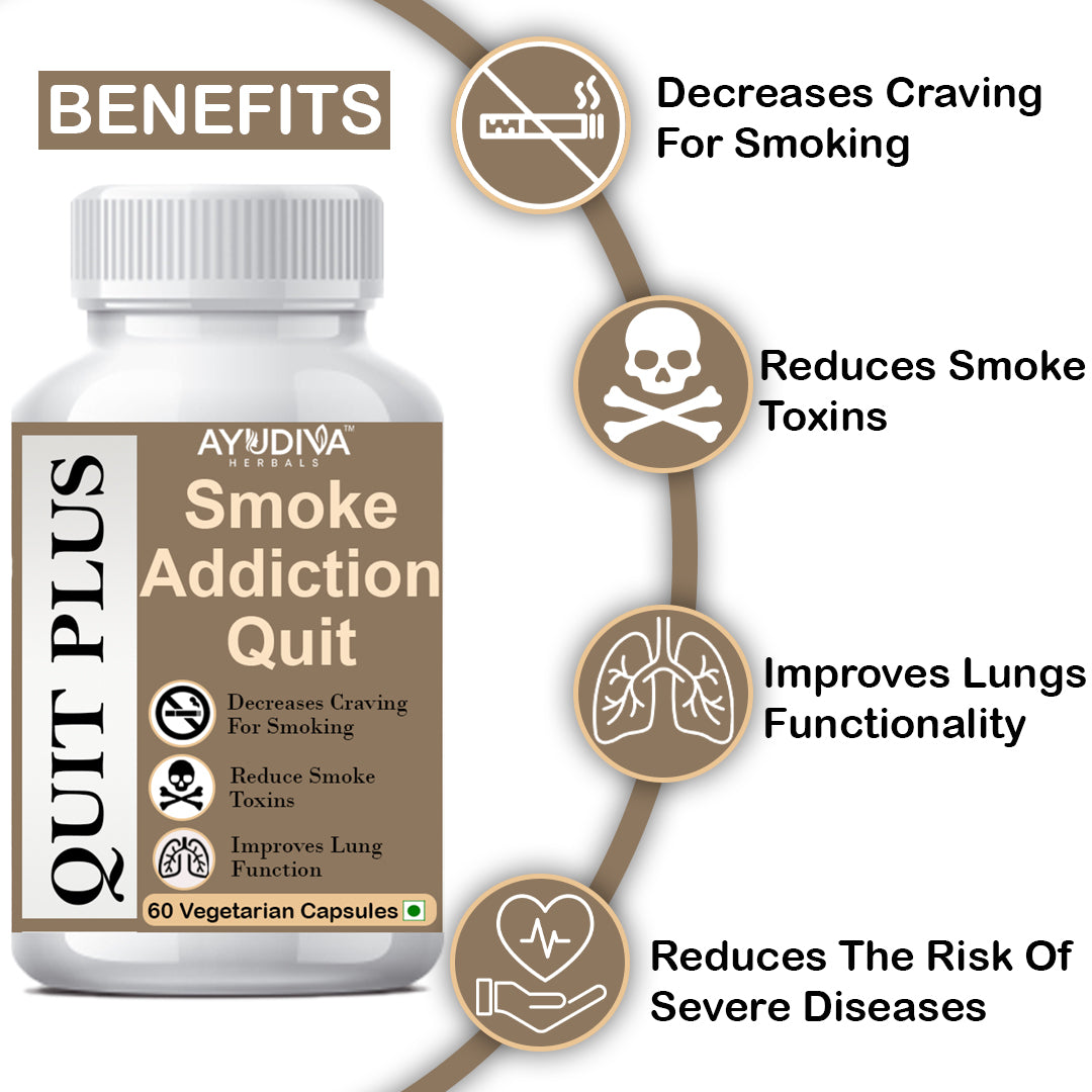 Ayudiva Herbals Smoke Addiction Quit Capsules