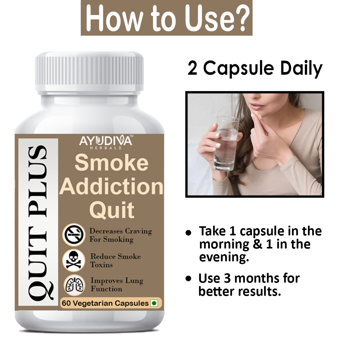 Ayudiva Herbals Smoke Addiction Quit Capsules