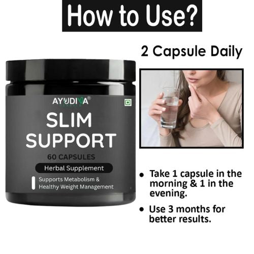 Ayudiva Herbals Slim Support – 60 Capsules
