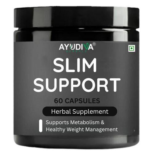 Ayudiva Herbals Slim Support Capsules – Herbal Supplement for Metabolism & Digestion