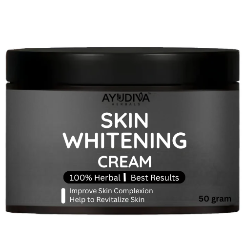 Ayudiva Herbals – Skin Whitening Cream | Ayurvedic & Herbal Skincare | Supports Radiant & Healthy-Looking Skin (50g) 1 JAR