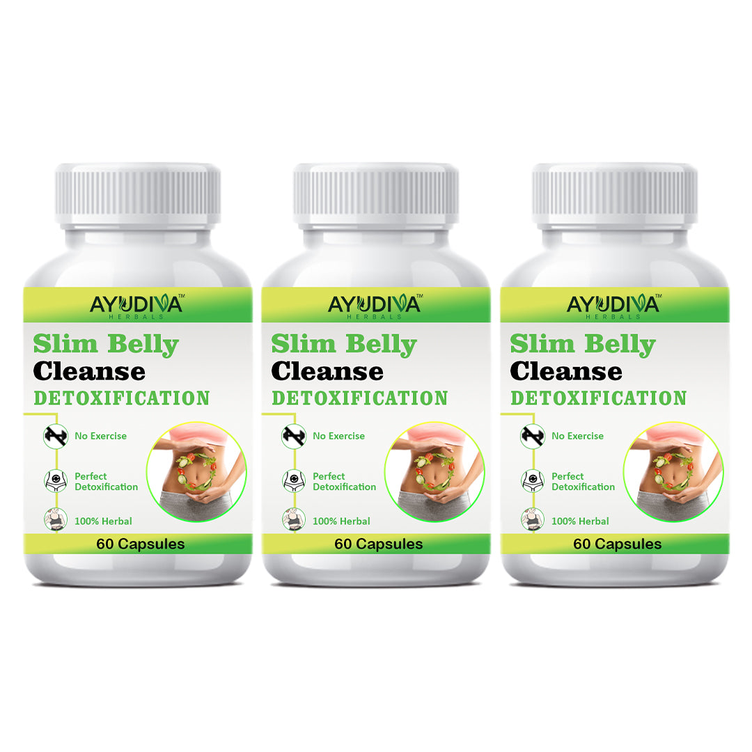 SLIM BELLY FAT CLEANSE DETOXIFICATION CAPSULES