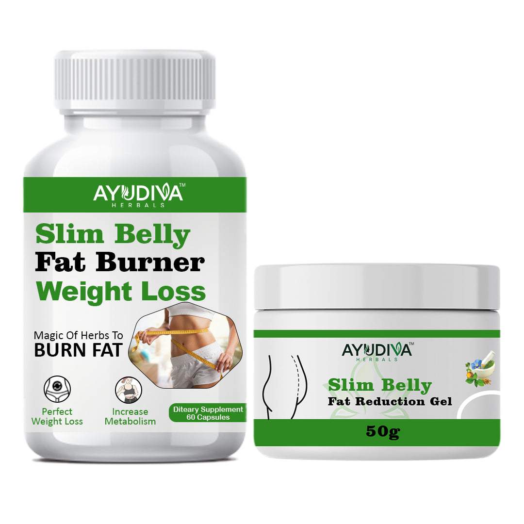 BELLY FAT BURNER CAPSULES + REDUCTION GEL COMBO