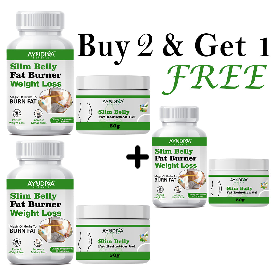 BELLY FAT BURNER CAPSULES + REDUCTION GEL COMBO