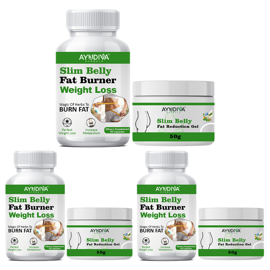 BELLY FAT BURNER CAPSULES + REDUCTION GEL COMBO