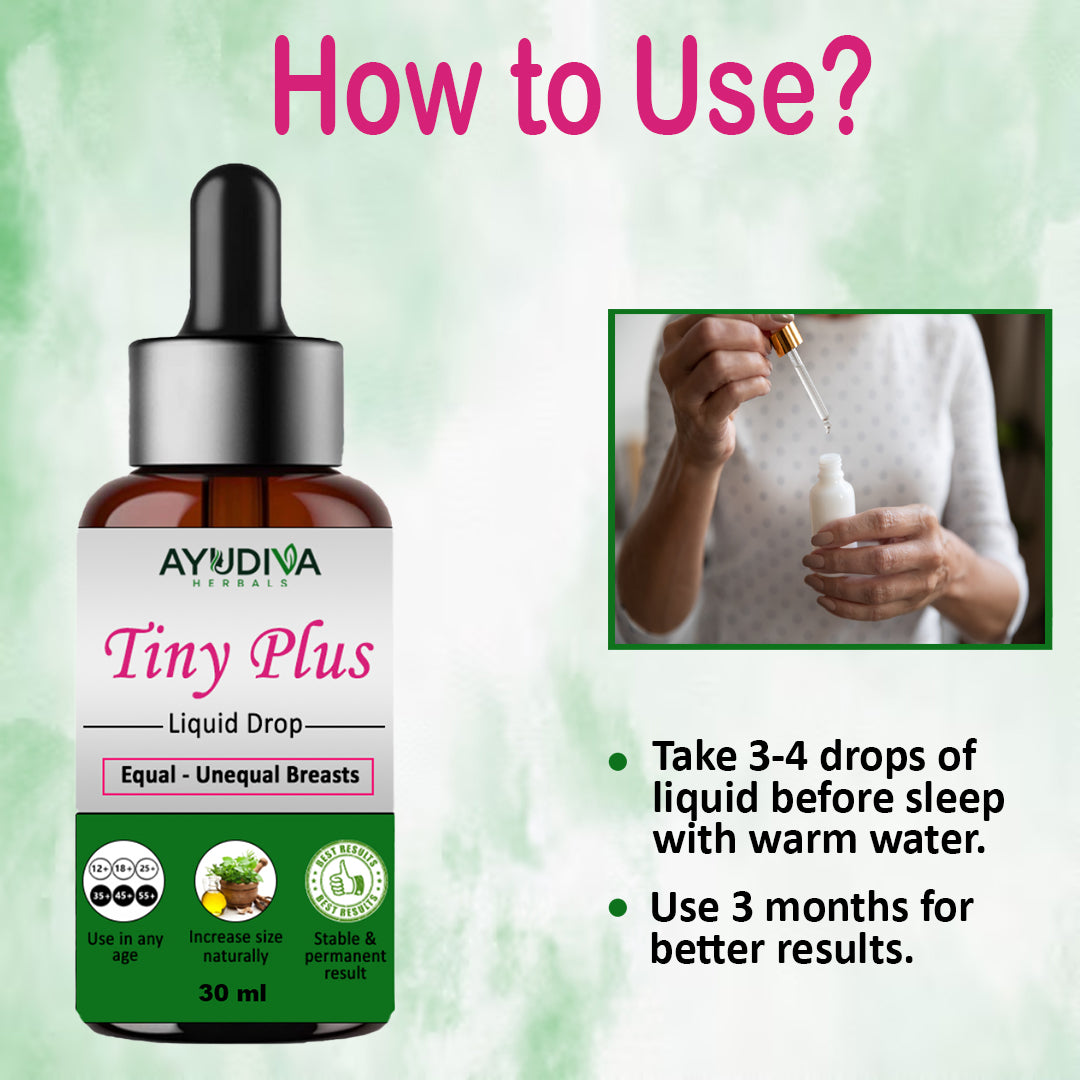 TINY PLUS BREAST ENLARGEMENT LIQUID DROPS