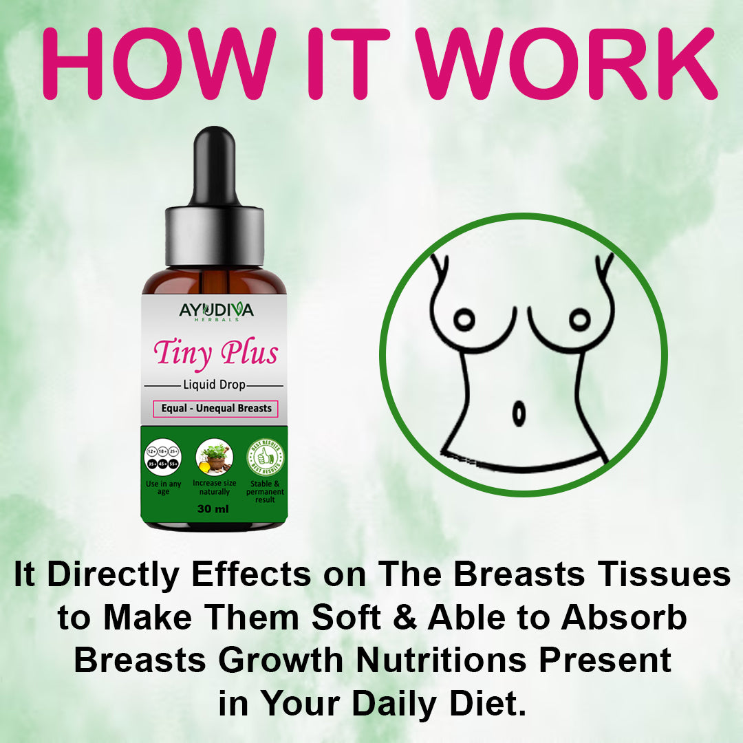 TINY PLUS BREAST ENLARGEMENT LIQUID DROPS