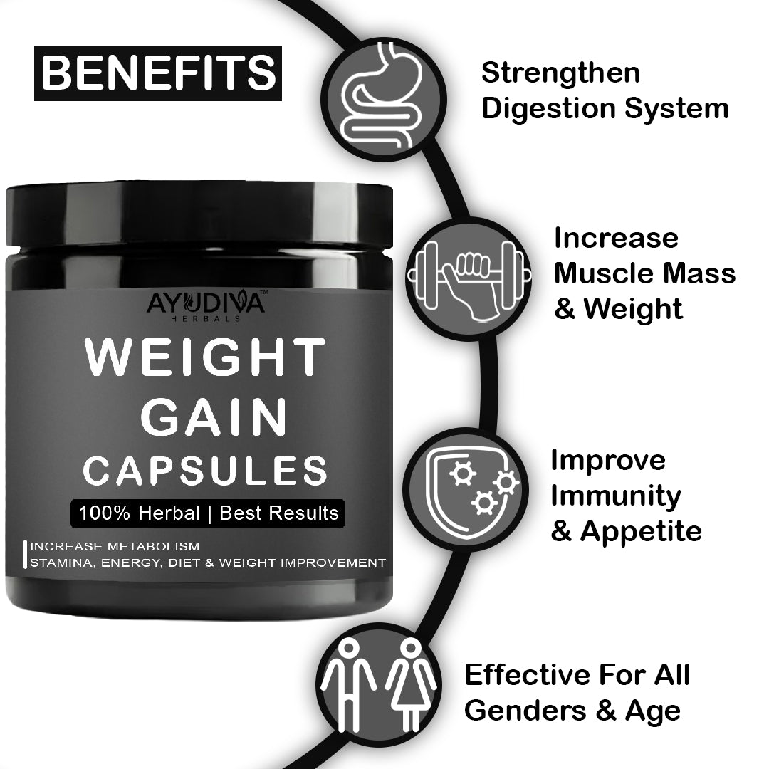 Ayudiva Herbals Weight Gain Capsules