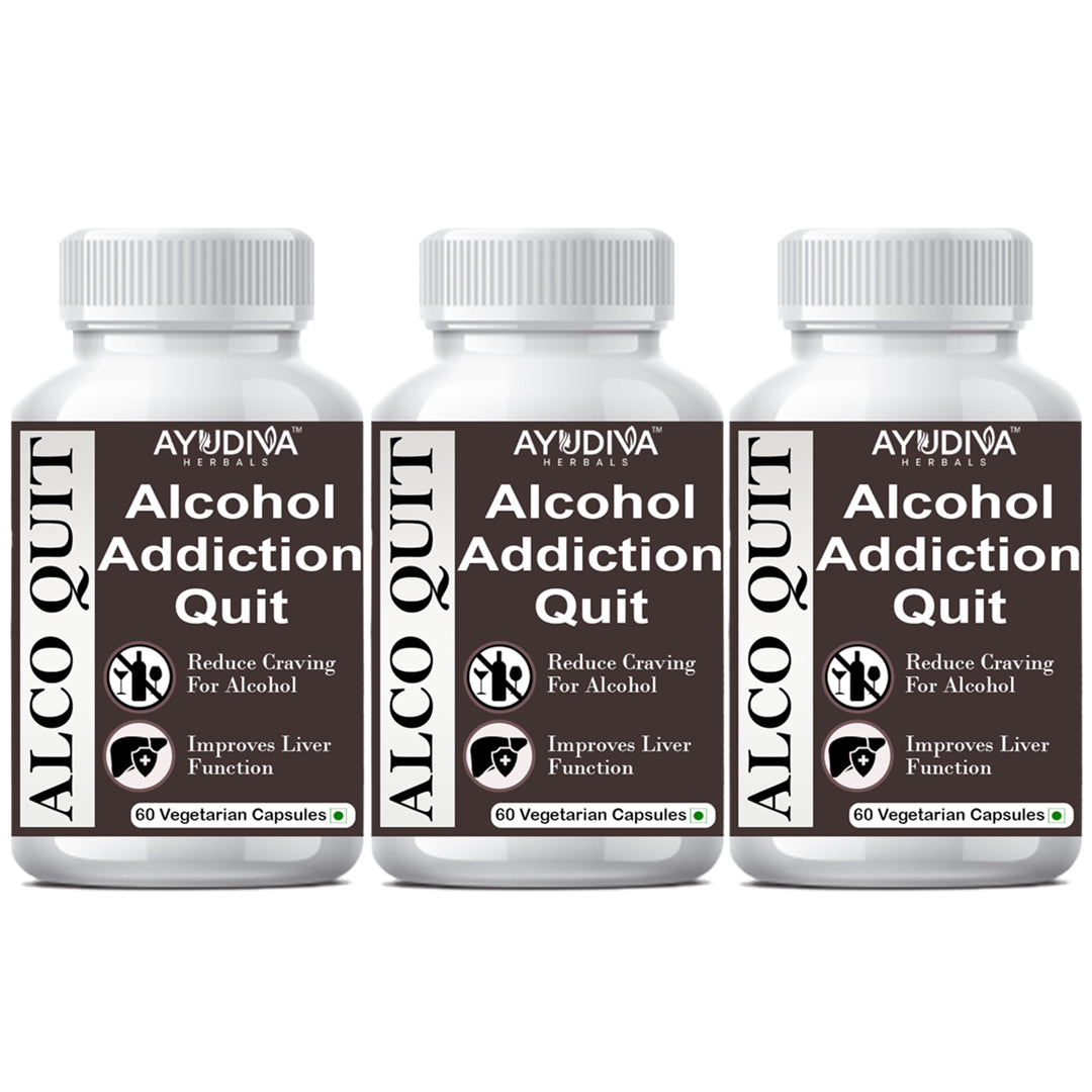 Ayudiva Herbals Alcohol Addiction Quit Capsules