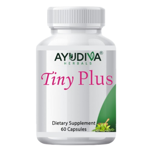 Ayudiva Herbals Tiny Plus – Herbal Dietary Supplement (60 Capsules)