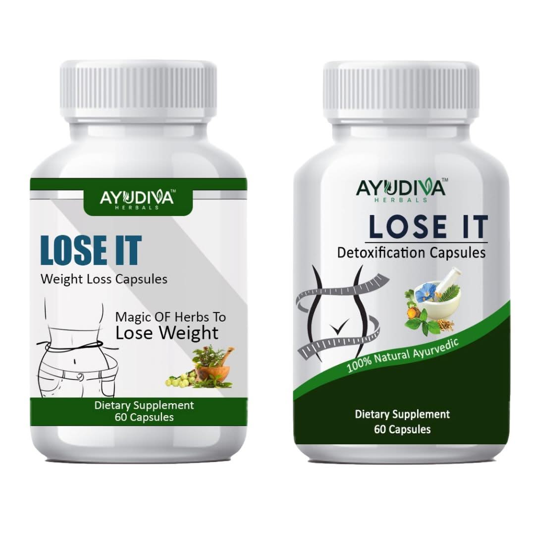 Ayurdiva Lose It Weight Loss Capsules + Detoxification Combo – Ayudiva