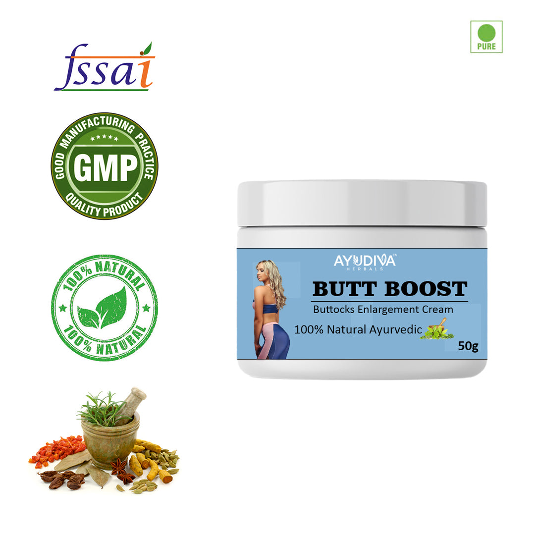 BUTT BOOST BUTTOCKS ENLARGEMENT CAPSULES + CREAM COMBO