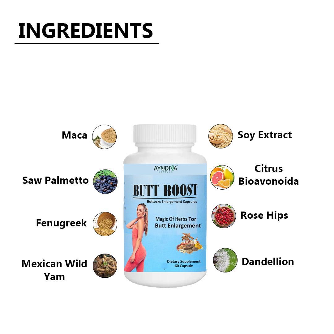 BUTT BOOST BUTTOCKS ENLARGEMENT CAPSULES